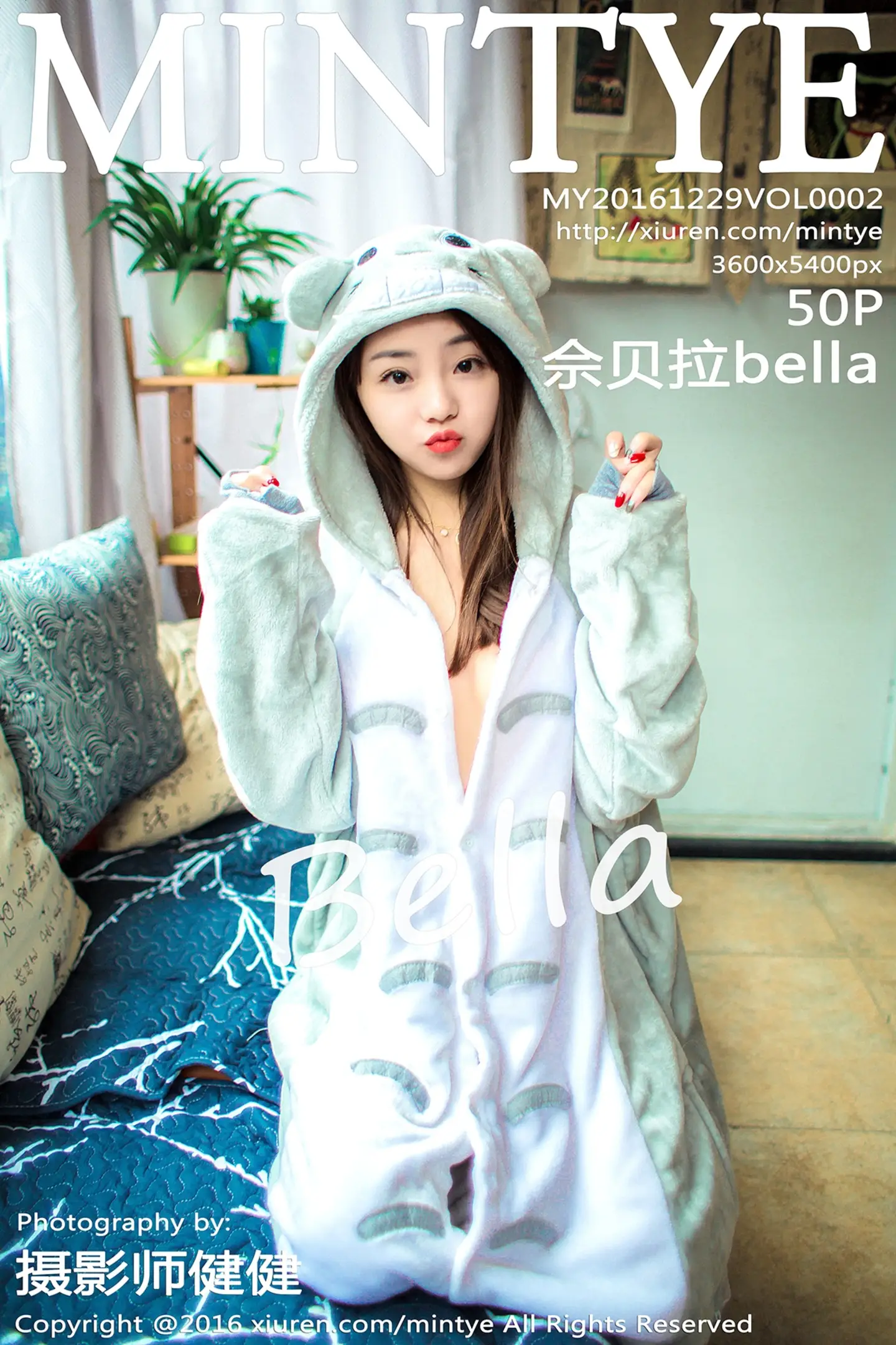 [MintYe薄荷叶]Vol.002_小仙女佘贝拉bella居家私房半截内衣秀美乳性感写真50P-秀人网 - XiuRen.Space